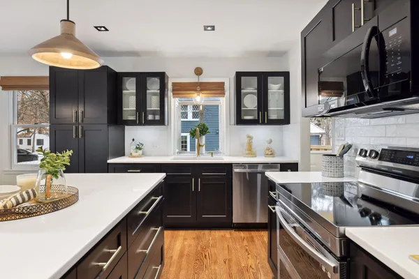Dark Cabinet Kitchen