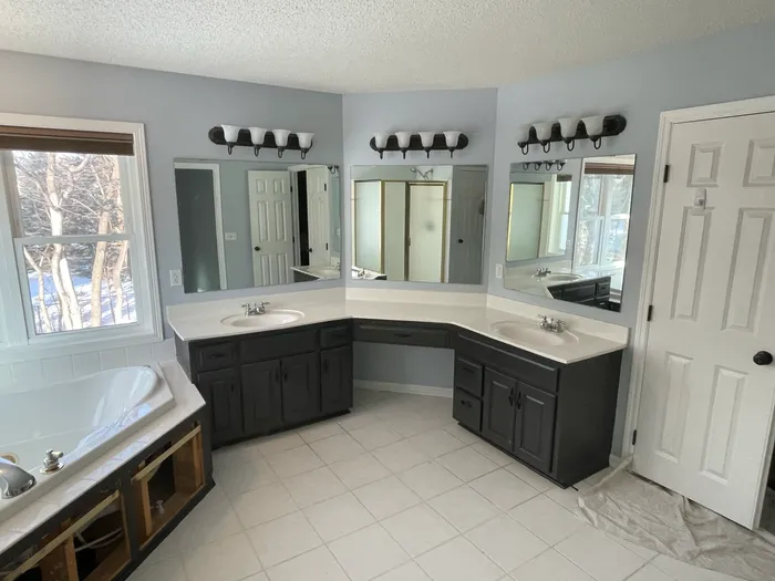 Vanity & Fixtures Upgrade — Lakeville — Before